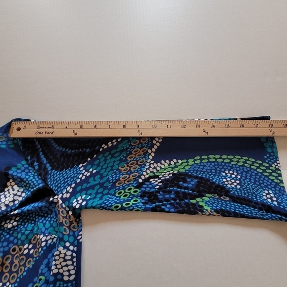 Laundry by Design Blue Sleeve Mini Dress Sz 4 - Picture 8 of 10